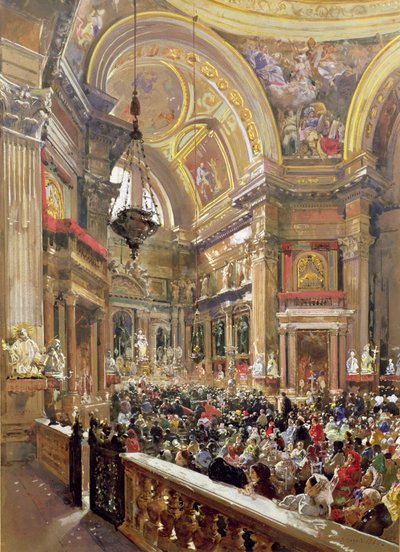 The Miracle of the Liquefaction of the Blood of Saint Januarius by Giacinto Gigante